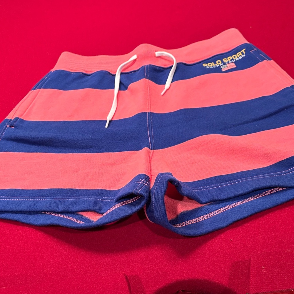 Ralph Lauren Polo Sport Coral and Navy Shorts